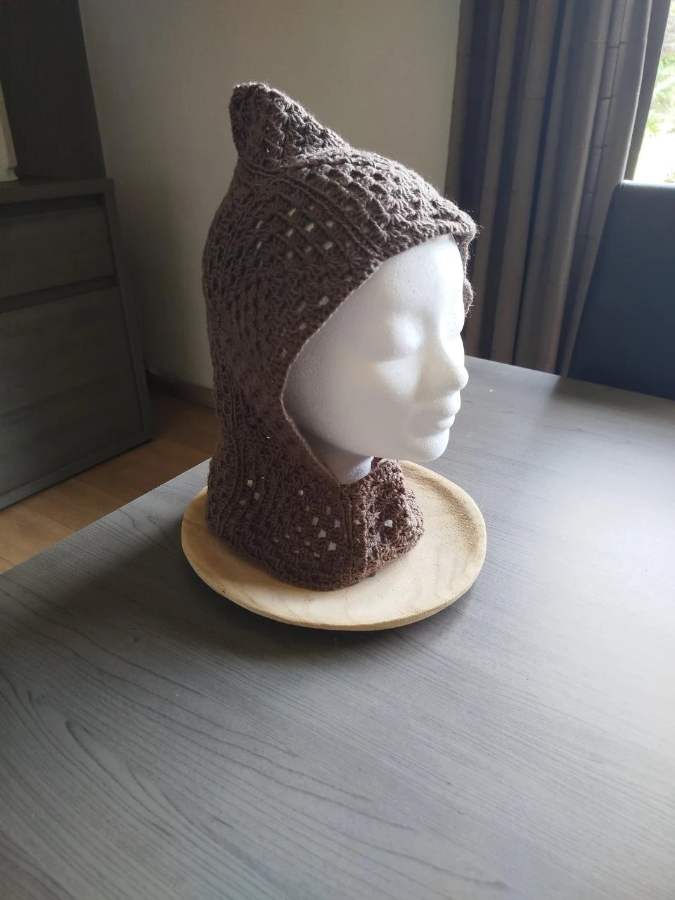 Boné balaclava de crochê – photo 2